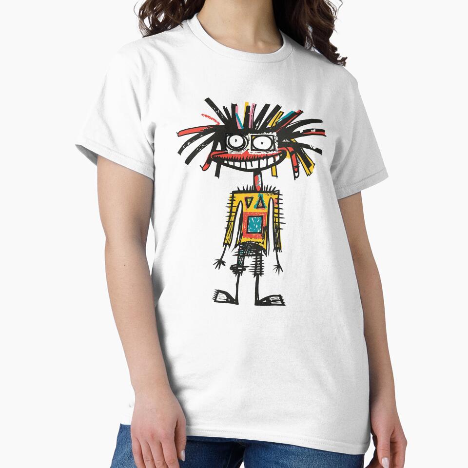 Madness & Frenetic Energy Colorful Graffiti Smiling Character by Sturdust