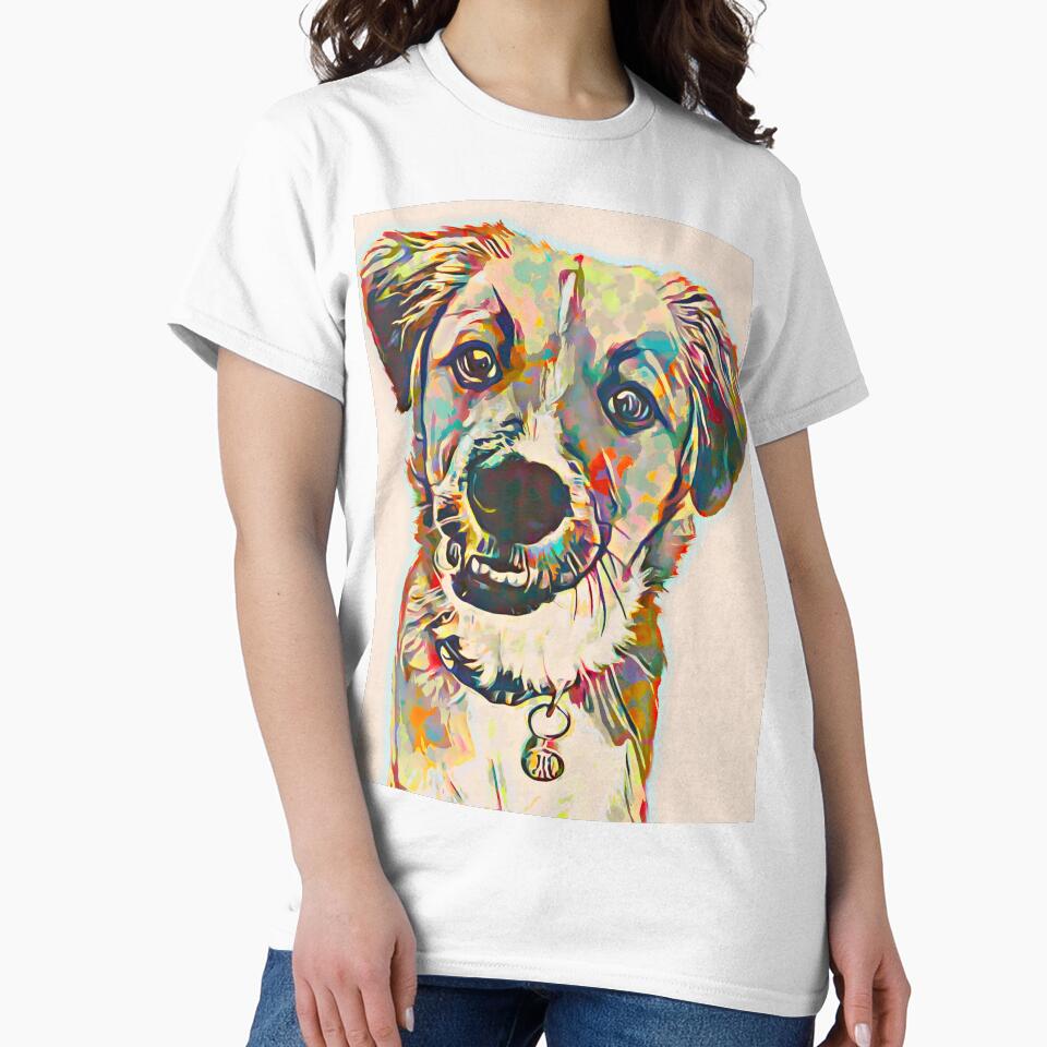 Custom dog portrait  3 by Nora Gad