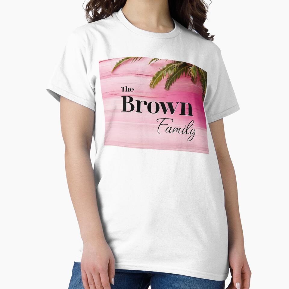 Unique Personalized Brown Pink Tropical Gift by PinkGoddessLove