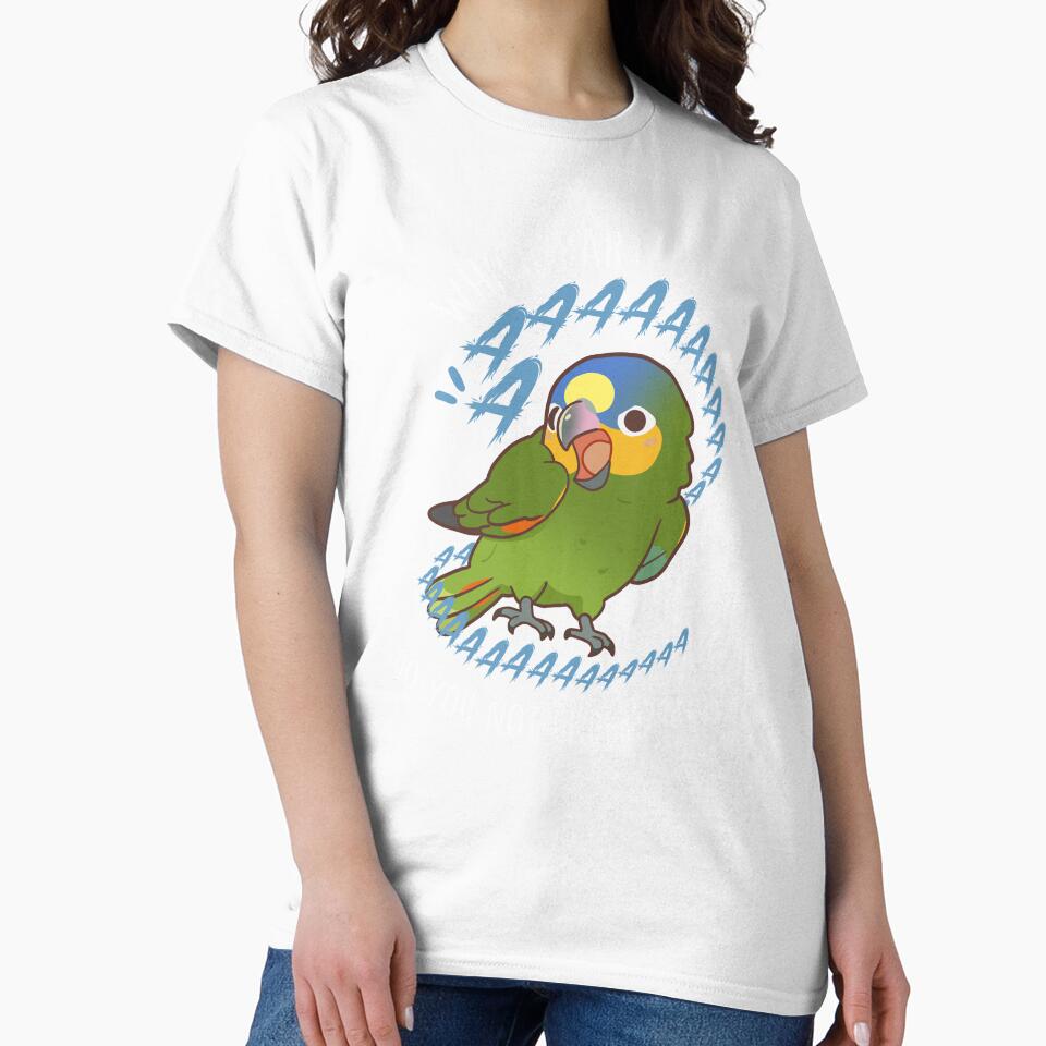 Orange-winged Amazon Parrot Aaaa by Clara Hollins