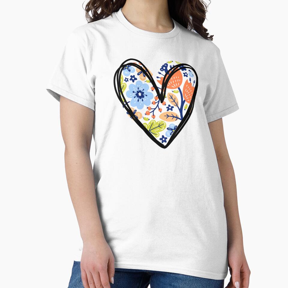 Valentine's Day Heart Boyfriend Girlfriend Flowers Pattern by SStarDesigns