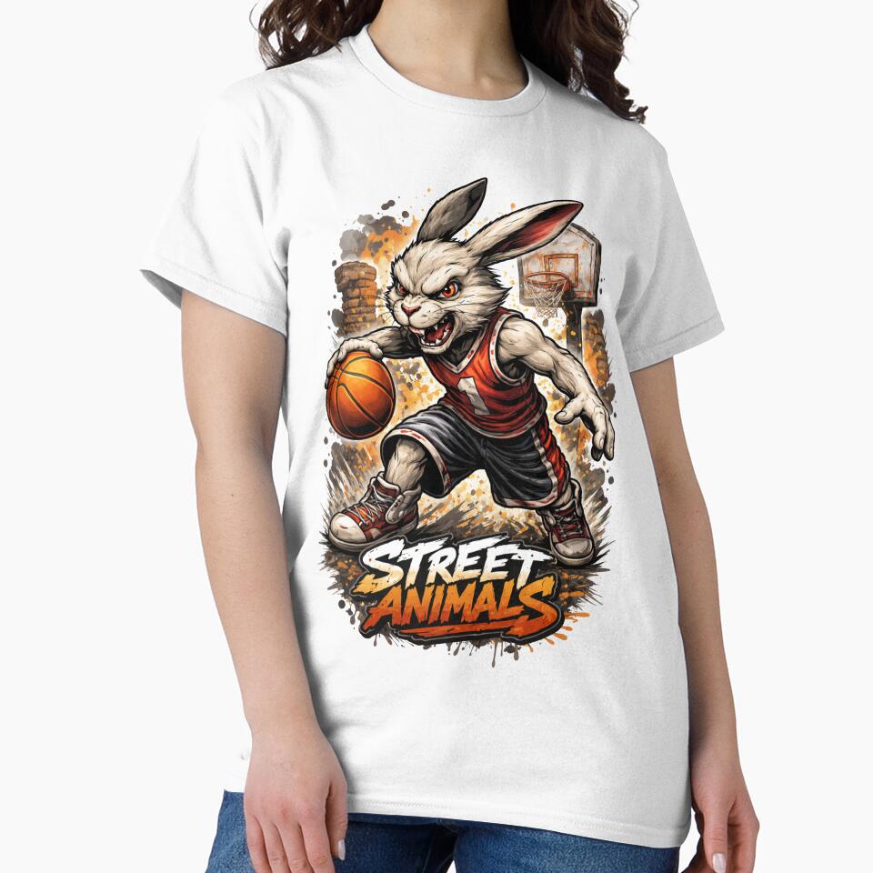 Street Basketball Bunny – Street Animals by ElsterCreative