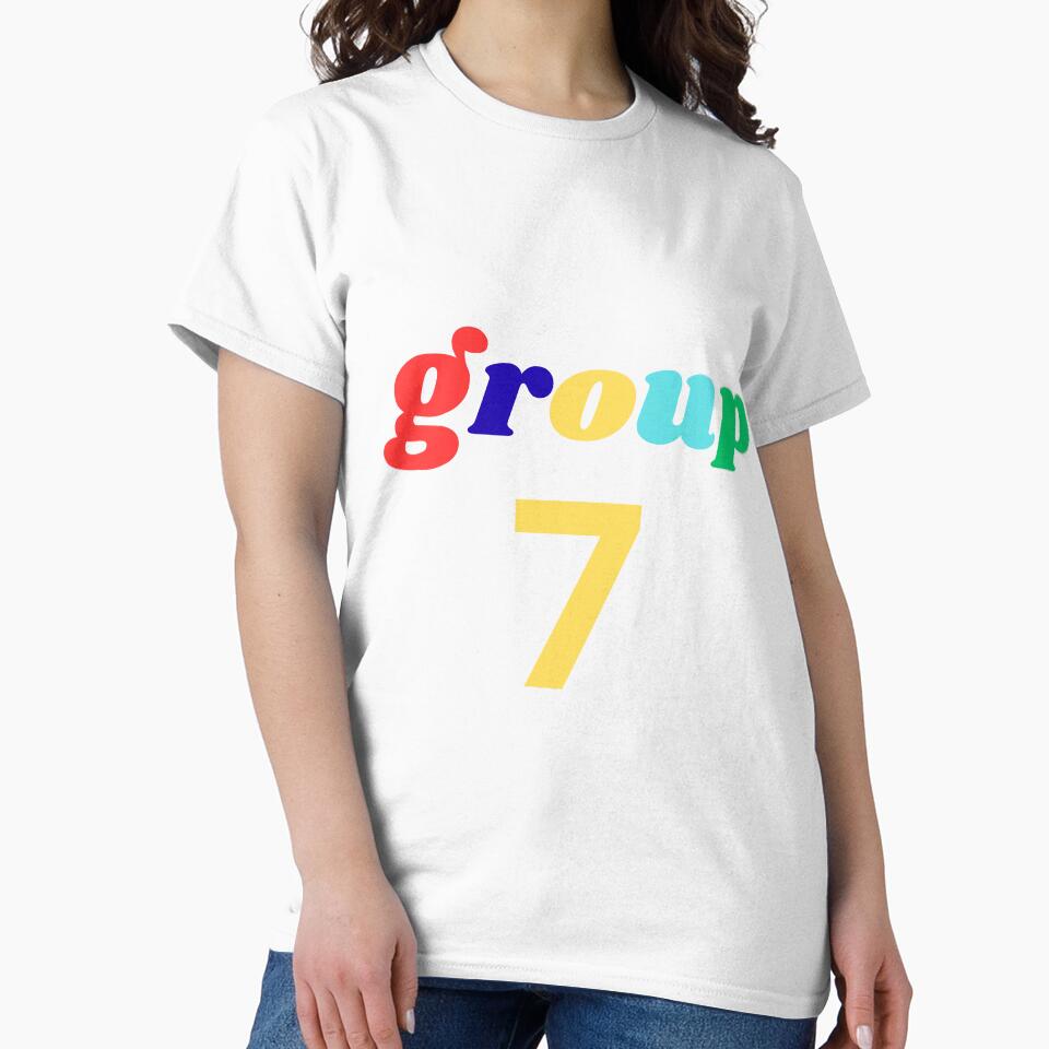 Group 7 Team Spirit - Bright Multicolored Letters by strongdisgner