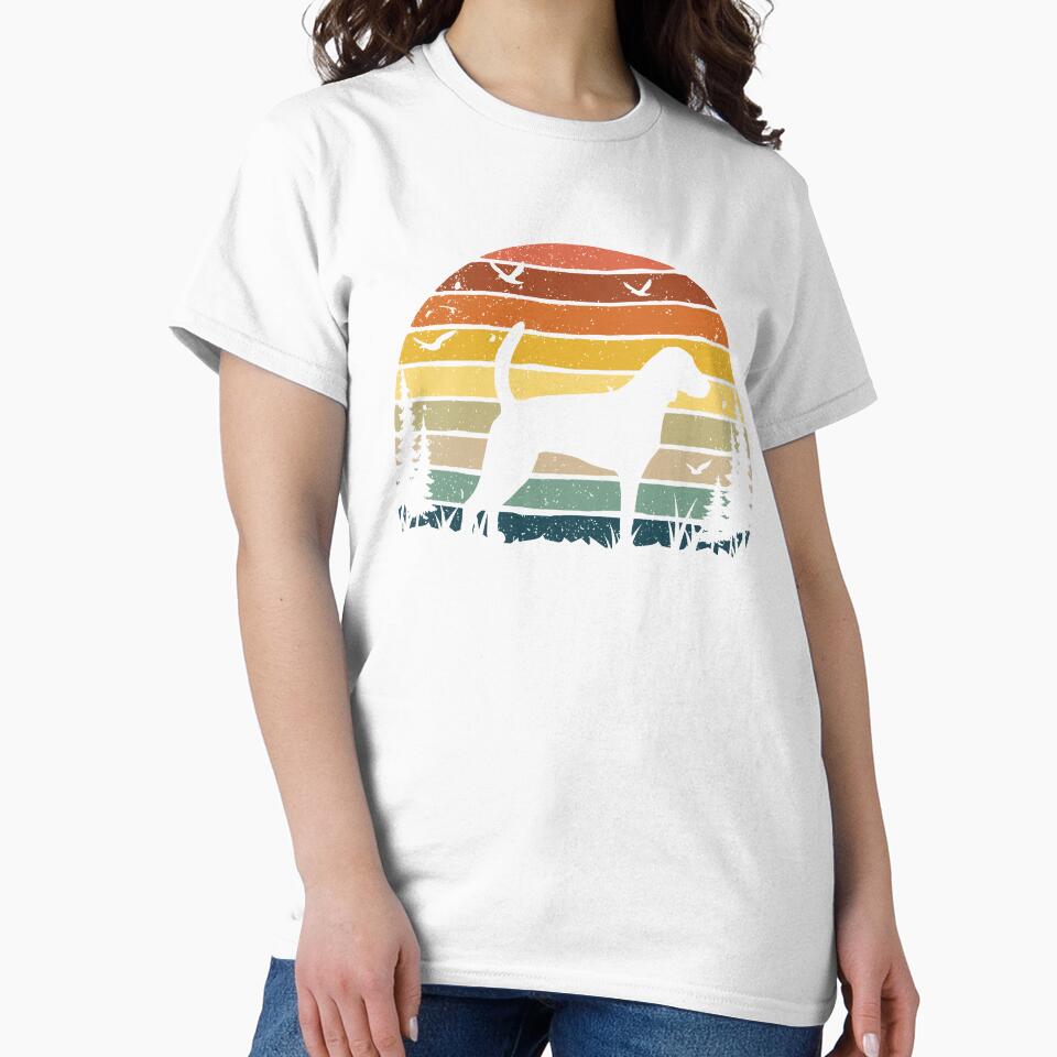 American Foxhound Dog Retro Vintage by rafaeltto