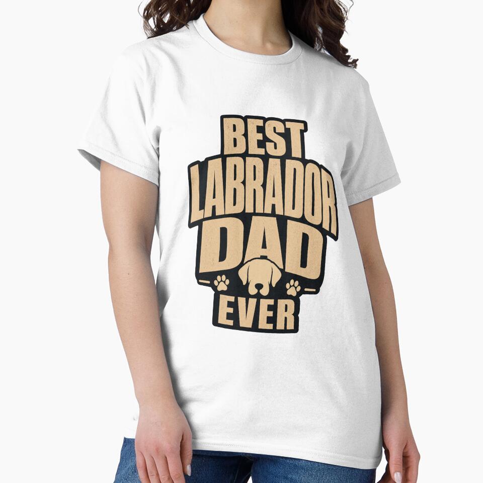 Labrador Retriever Gifts, Best Labrador Dad by pirminio