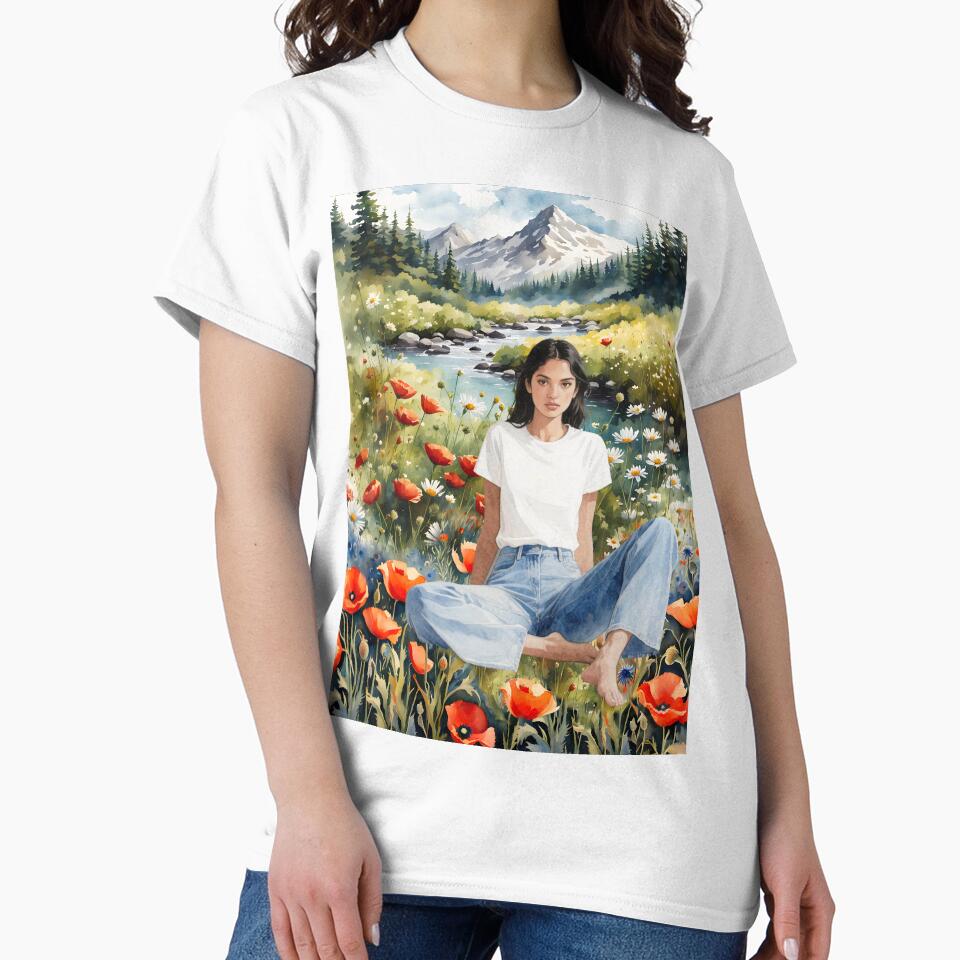 ENJOYING THE FLOWER FIELD by Tammera
