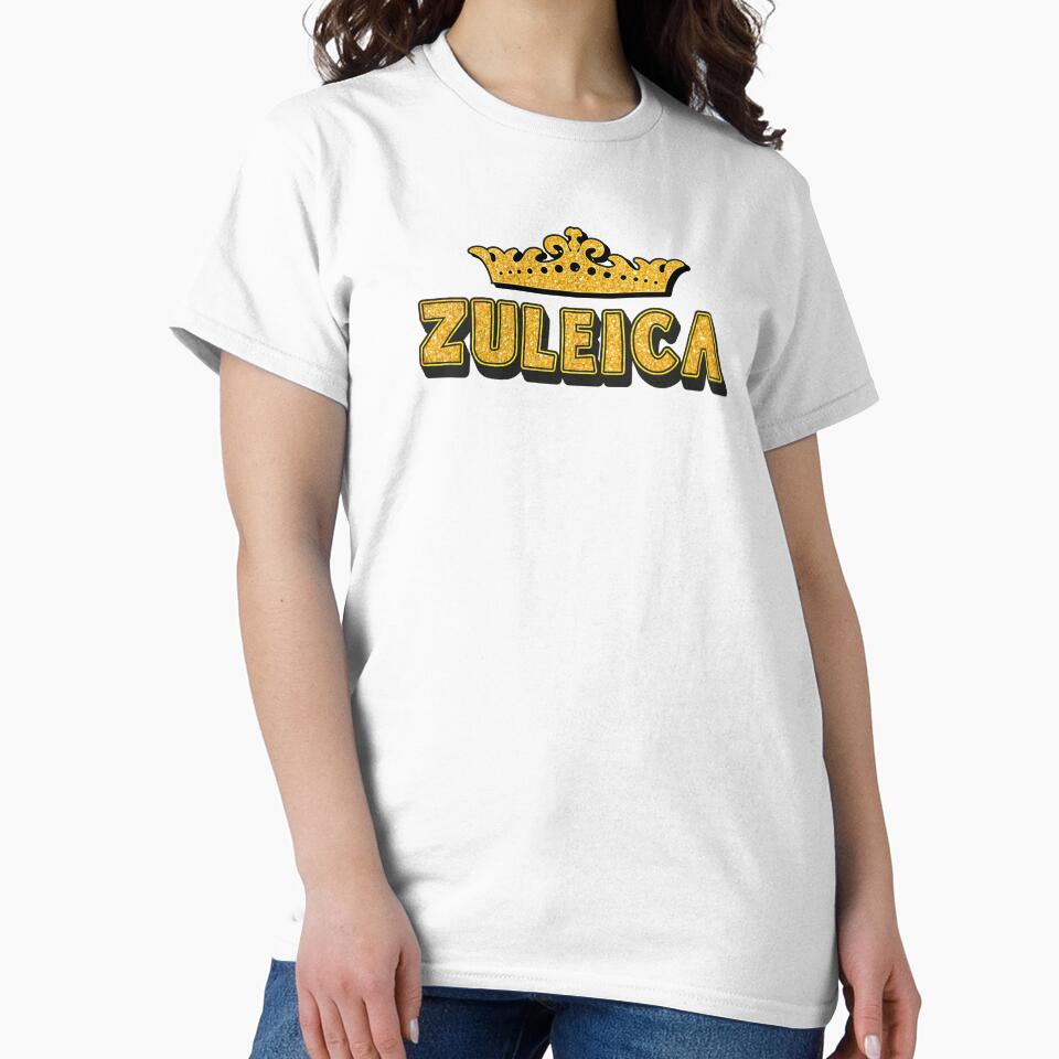 Zuleica Personalized Funny Custom Name Crown Design by Watsonarts