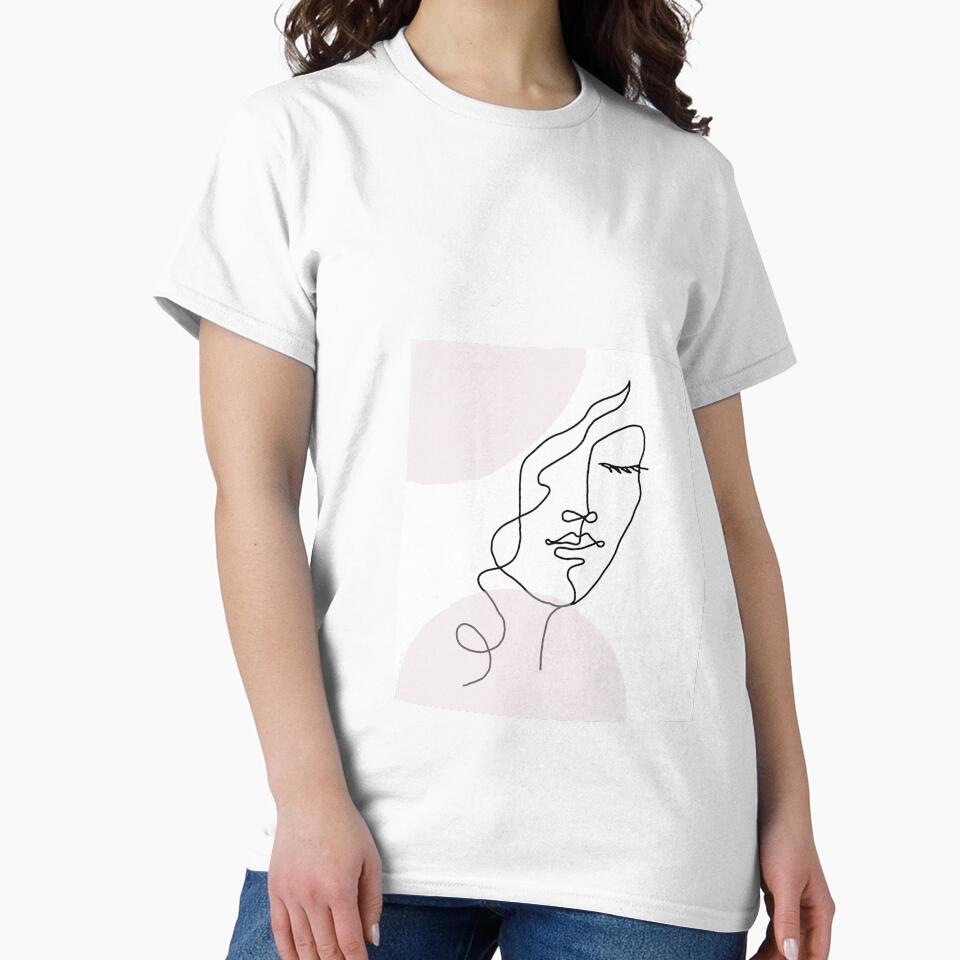 Hand Drawn Abstract Line Art Face by ManifestoDesign
