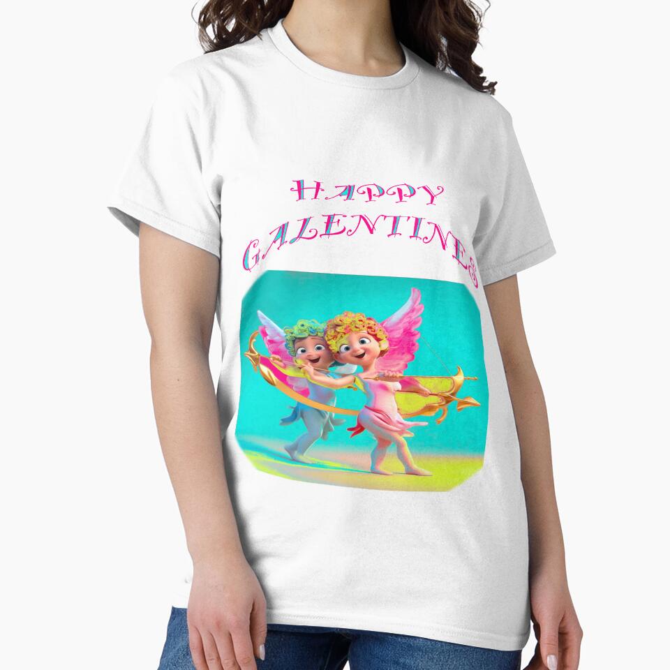 A Cartoon Happy Galentines card, perfect gift idea for Galentines day by sailorsam1805