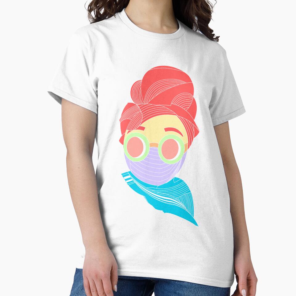 red head mask girl by Looplk