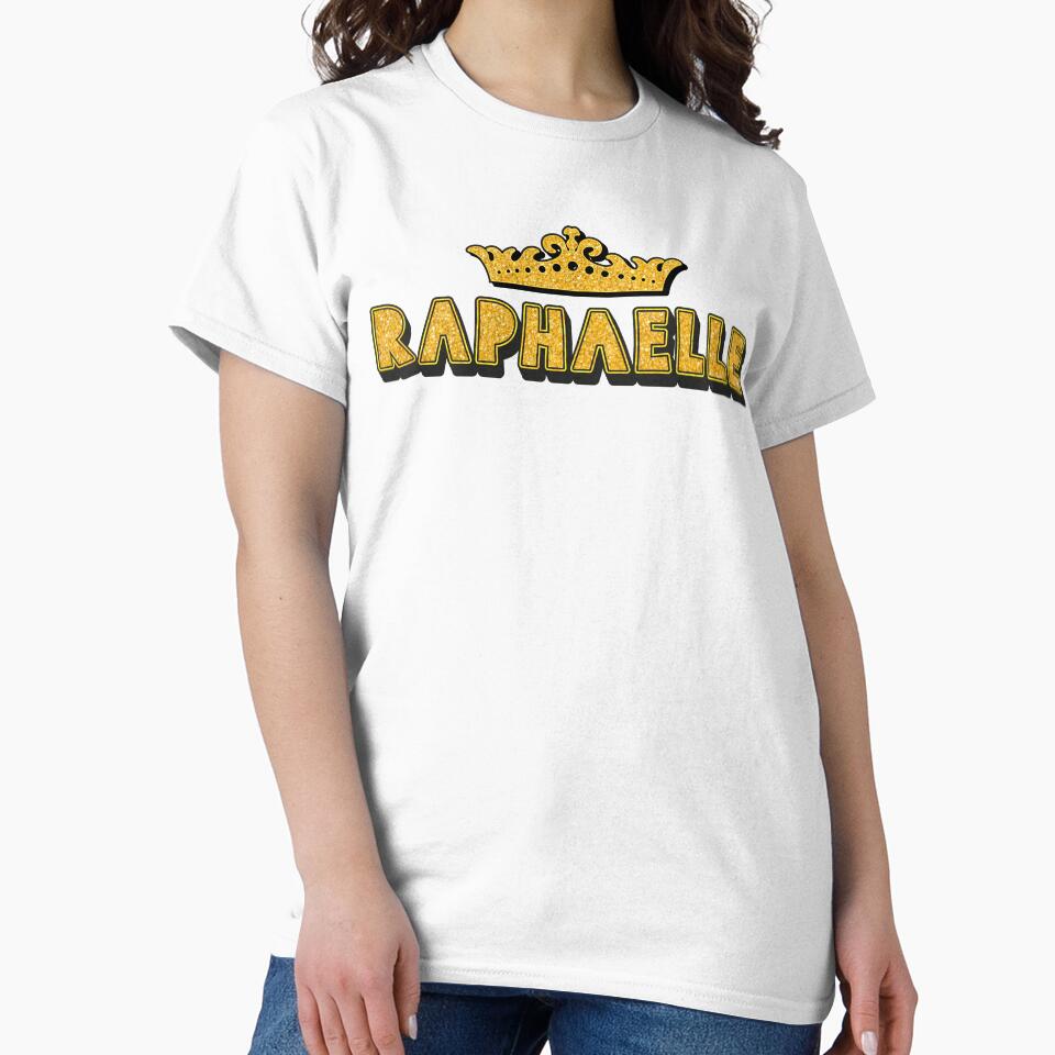 Raphaelle Personalized Funny Custom Name Crown Design by Watsonarts