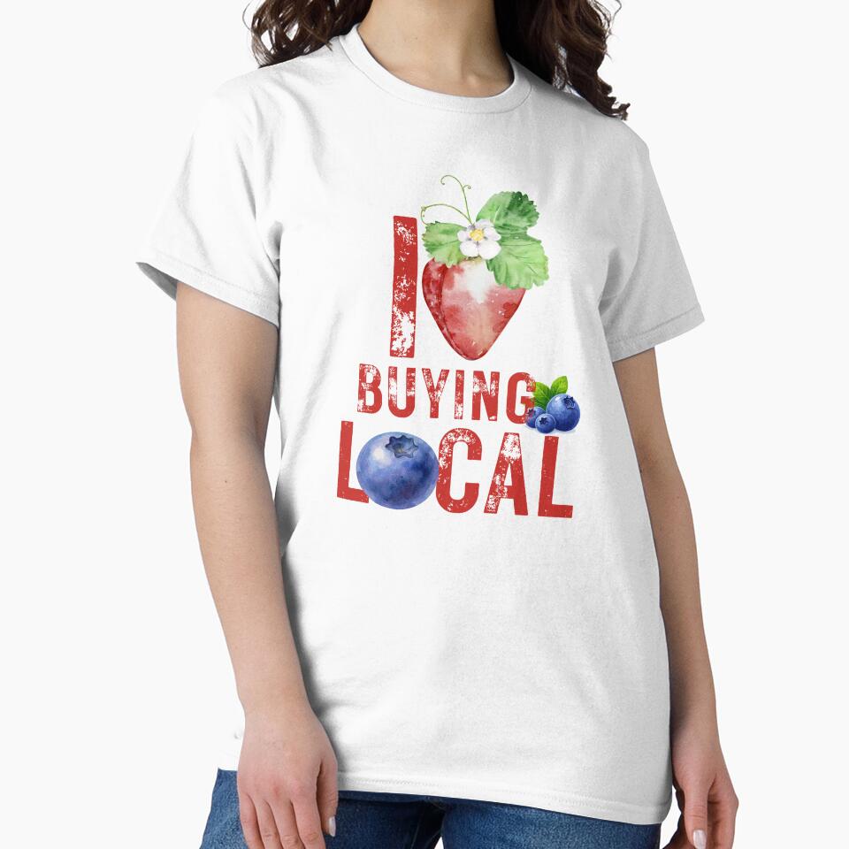 Local Farmers  Support Print / Local Produce by Thehatinthecat