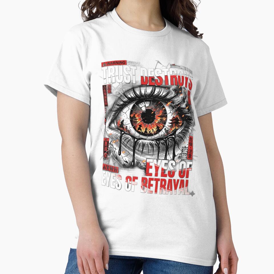 Trust Destroys - Dark Cyberpunk Anime Eye of Betrayal by AD-NOVA!!!