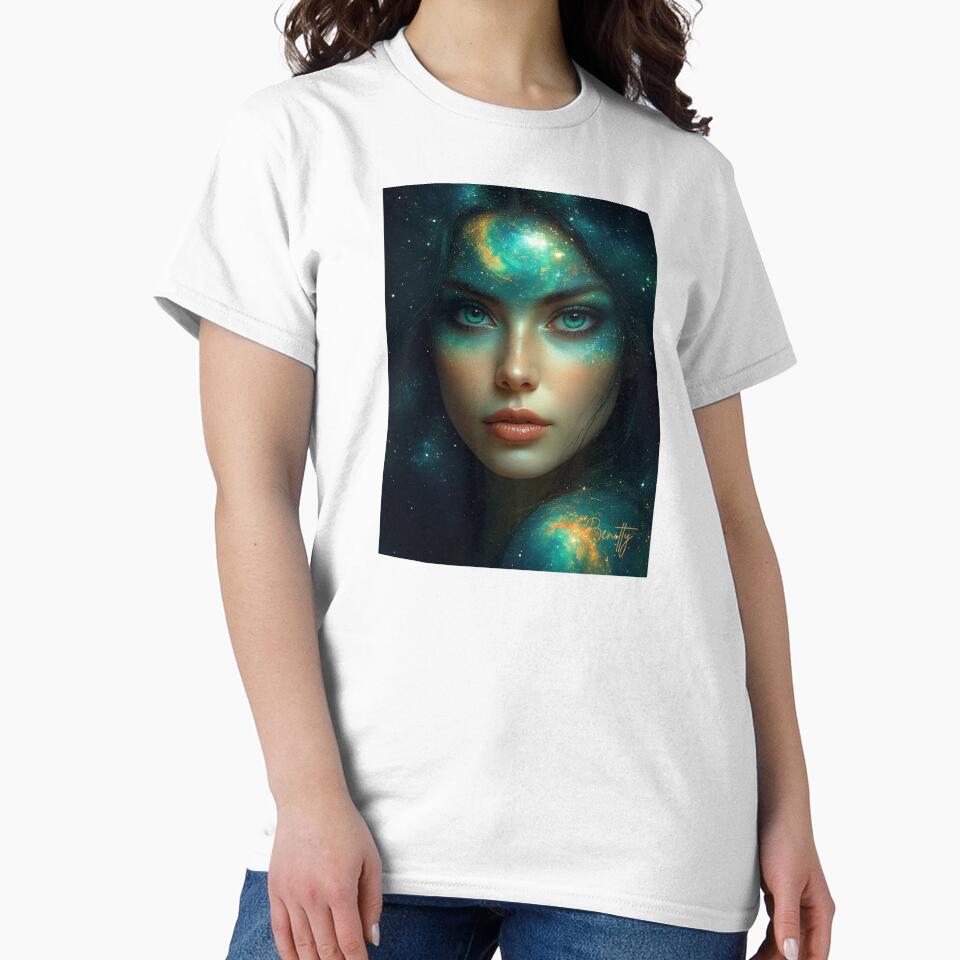 Empowered Women, Infinite Universes – Cosmic Feminine Strength Art by Benitty