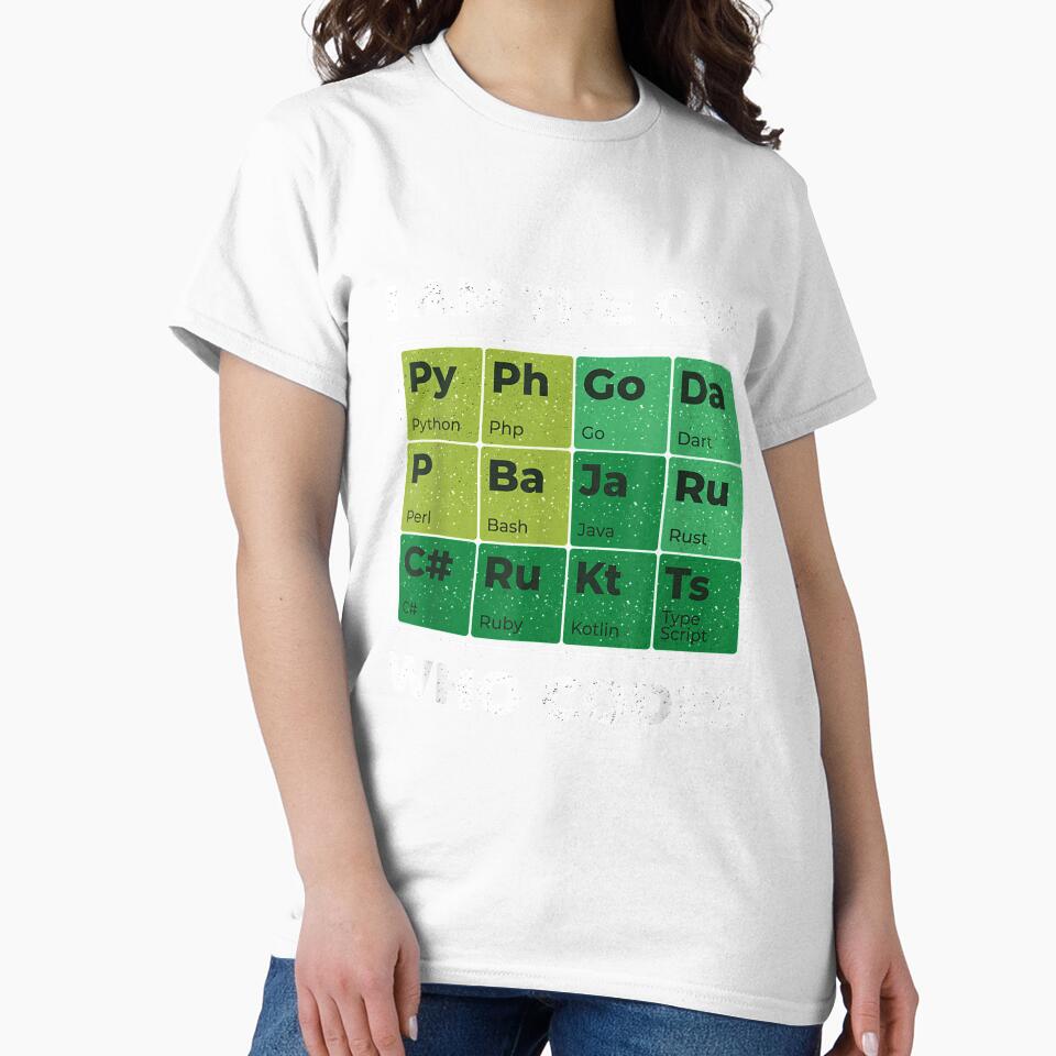 Developer Periodic Table Chemistry Funny Gift by lolahomya