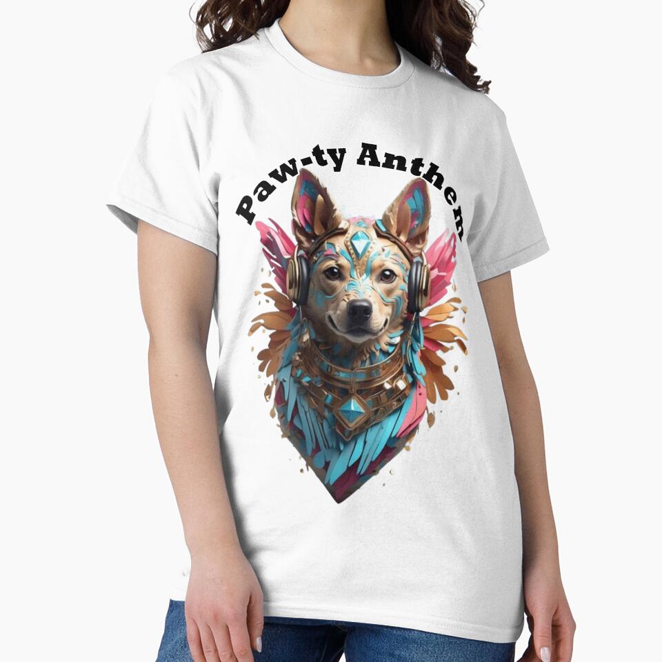 "Paw-ty Anthem" - Colorful Dog Festival Design by LaLi Designs by LaLi-Designs