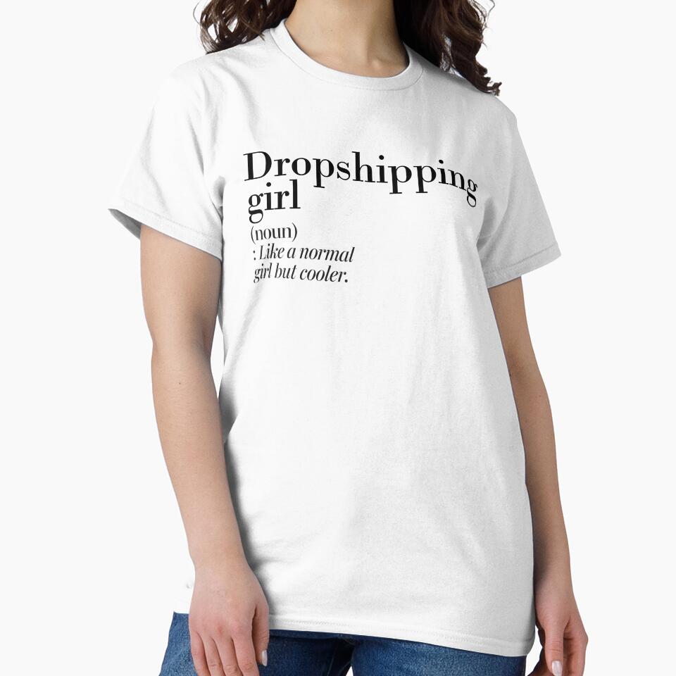Dropshipping Girl Definition - Funny Dropshipping Lover by Watsonarts
