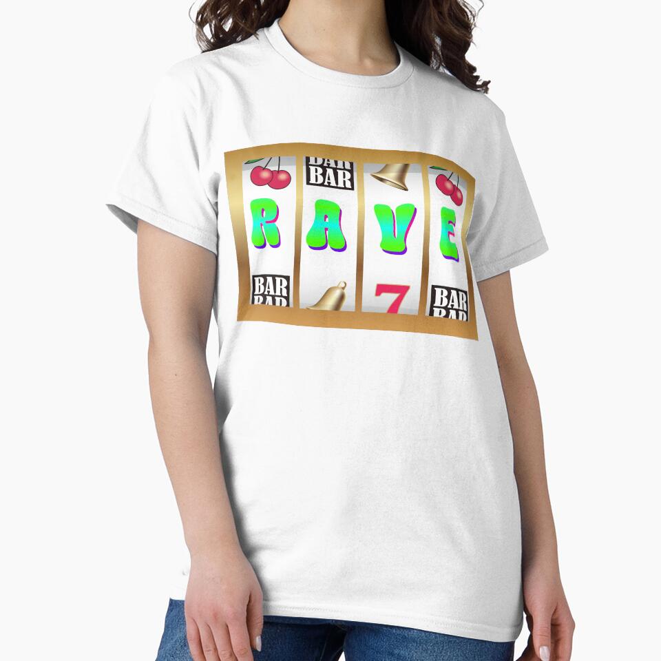 RAVE Jackpot Slot Machine Fun Festival Design by FestDrip