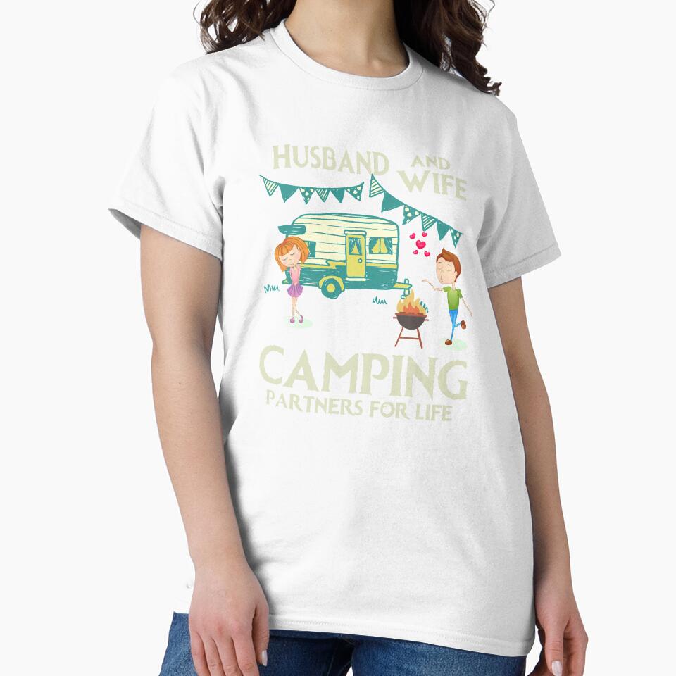 Husband And Wife Camping Partners For Life by clickmostro