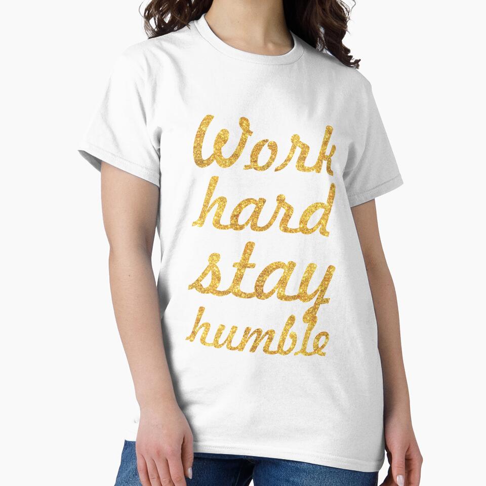 Work hard and stay humble - Gym Motivational Quote by Powerofwordss