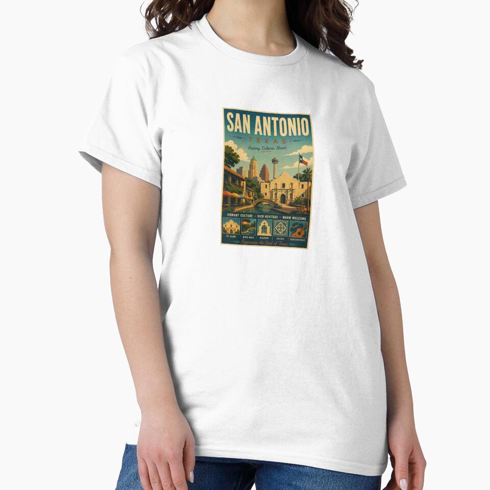 San Antonio Retro travel poster by JBWphotos