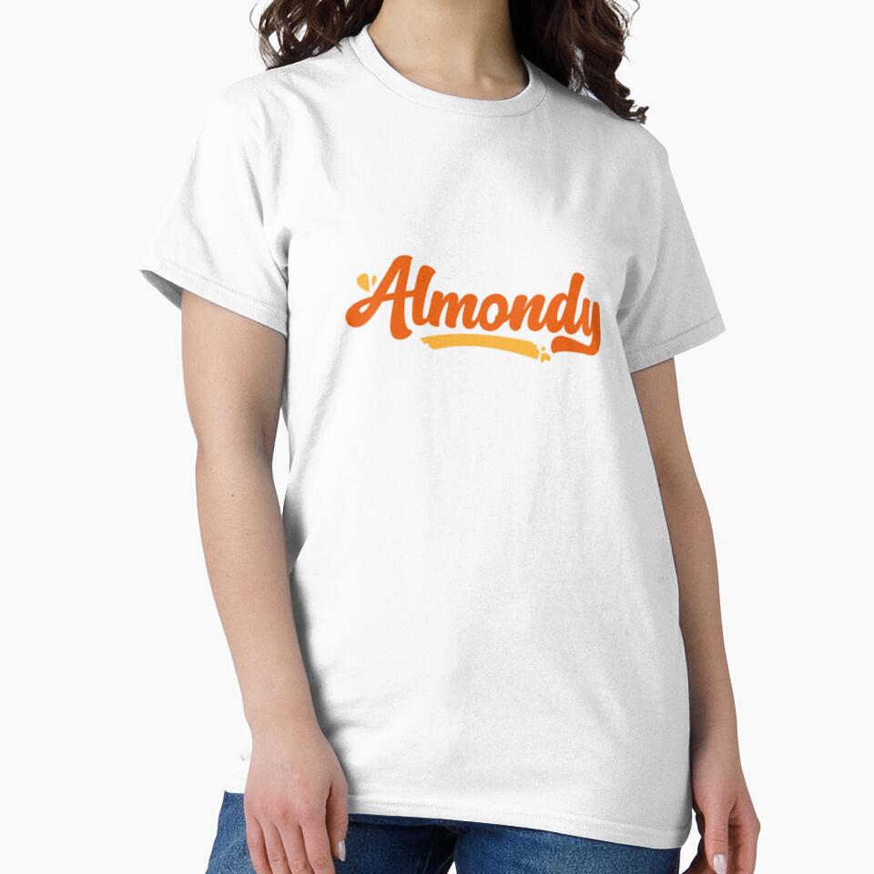 Almondy Cake Sweet Orange Script Typography Logo by ZhenKang   Xiong