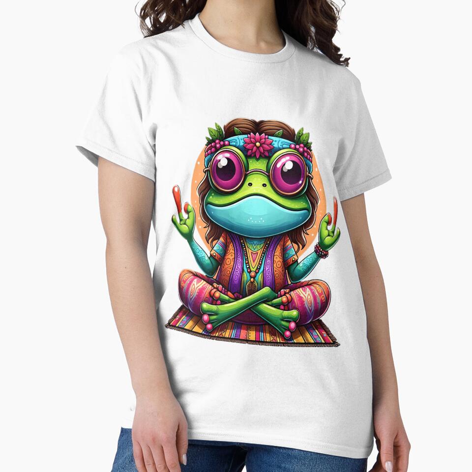 Funny Yoga frog by GrowDrak
