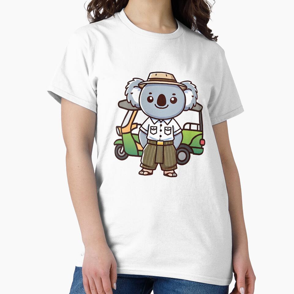 Koala with Tuk-Tuk in Thai Casual Wear by Koalangel