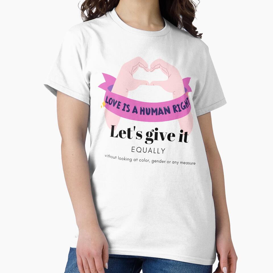 Love is a human right. Everyone deserves love and justice. by PaperDreamPod