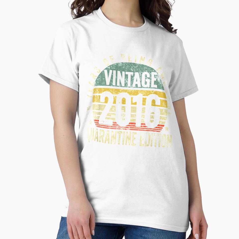 5th Birthday Retro Limited Edition 2016 Quarantine Birthday by ninapfvu