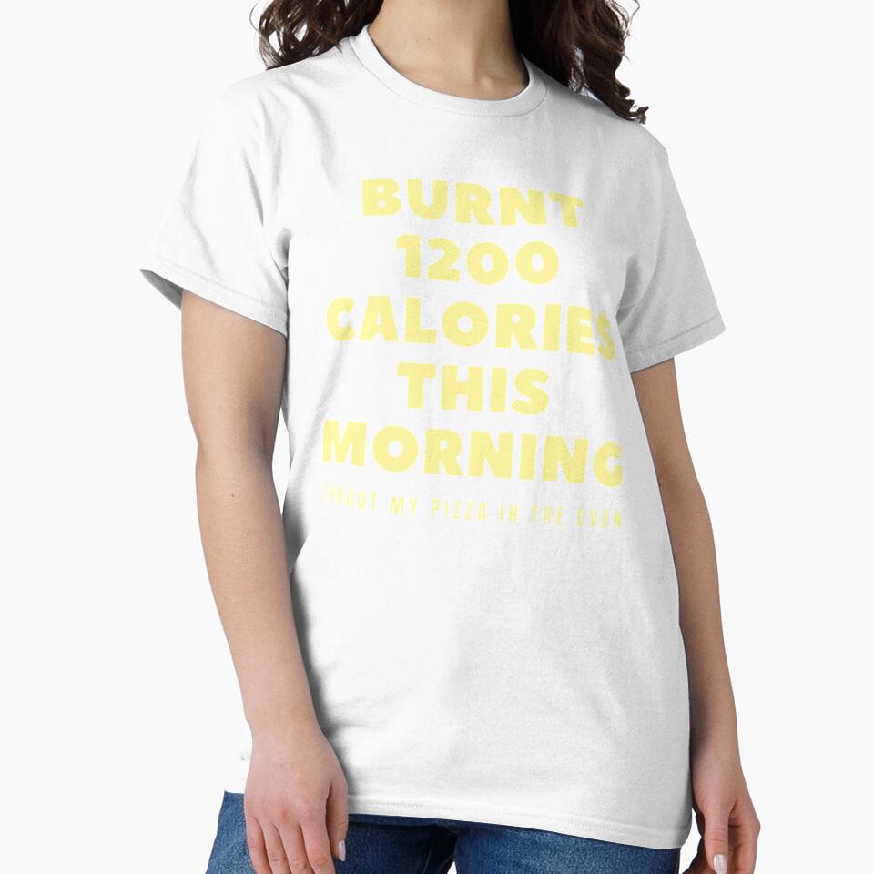 Burnt calories and pizza in oven by PaperDreamPod