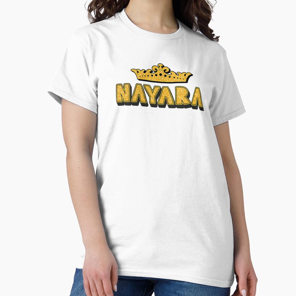 Nayara Personalized Funny Custom Name Crown Design by Watsonarts