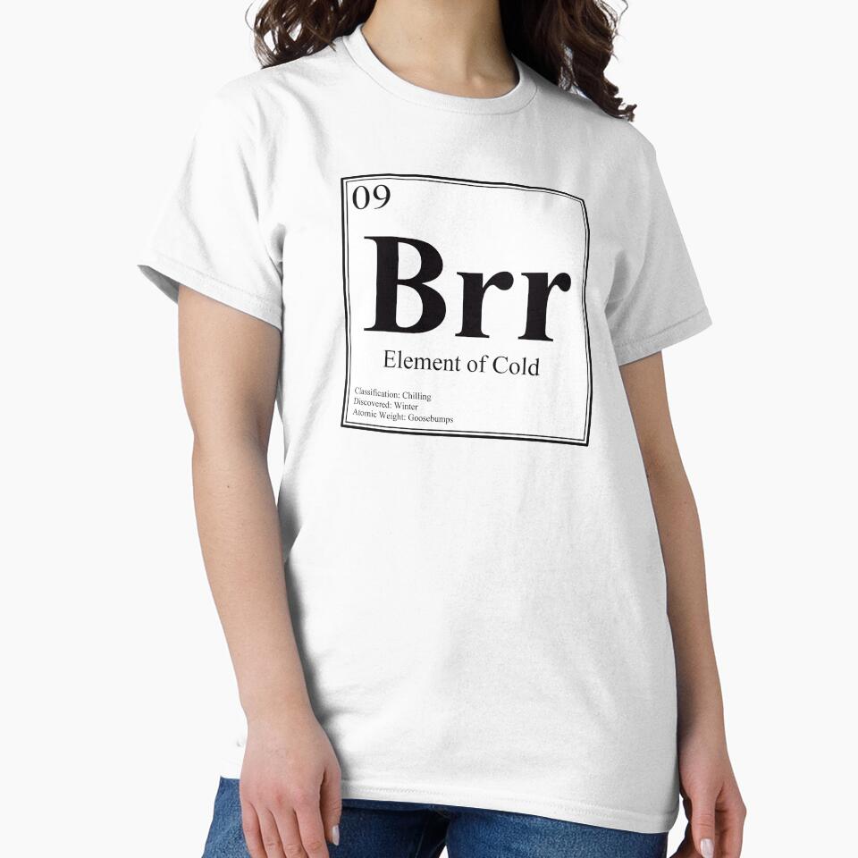 Brr - Element of Cold - Funny Periodic Table Card by Estalon