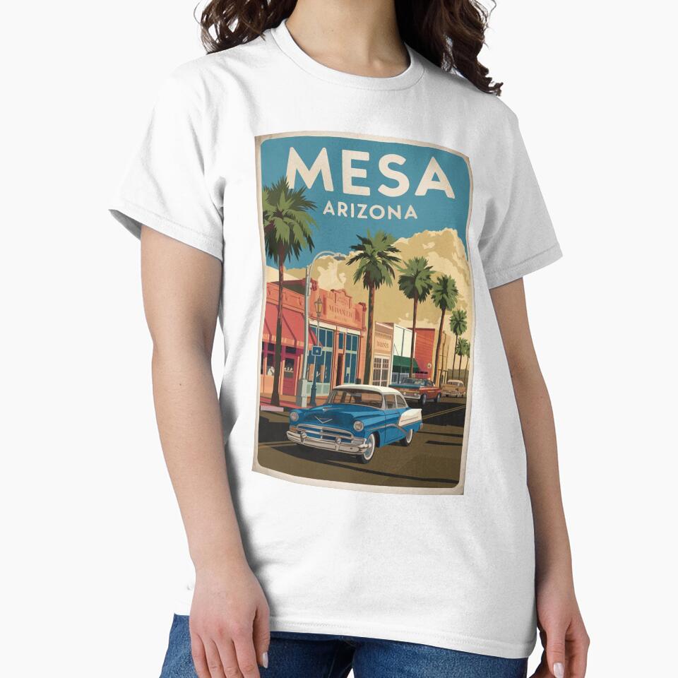 Mesa Vintage Travel Poster by TravelerRat