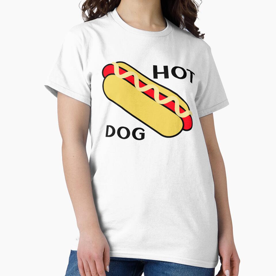 This is a cute hot dog shirt. We love hot dogs. by PaperDreamPod