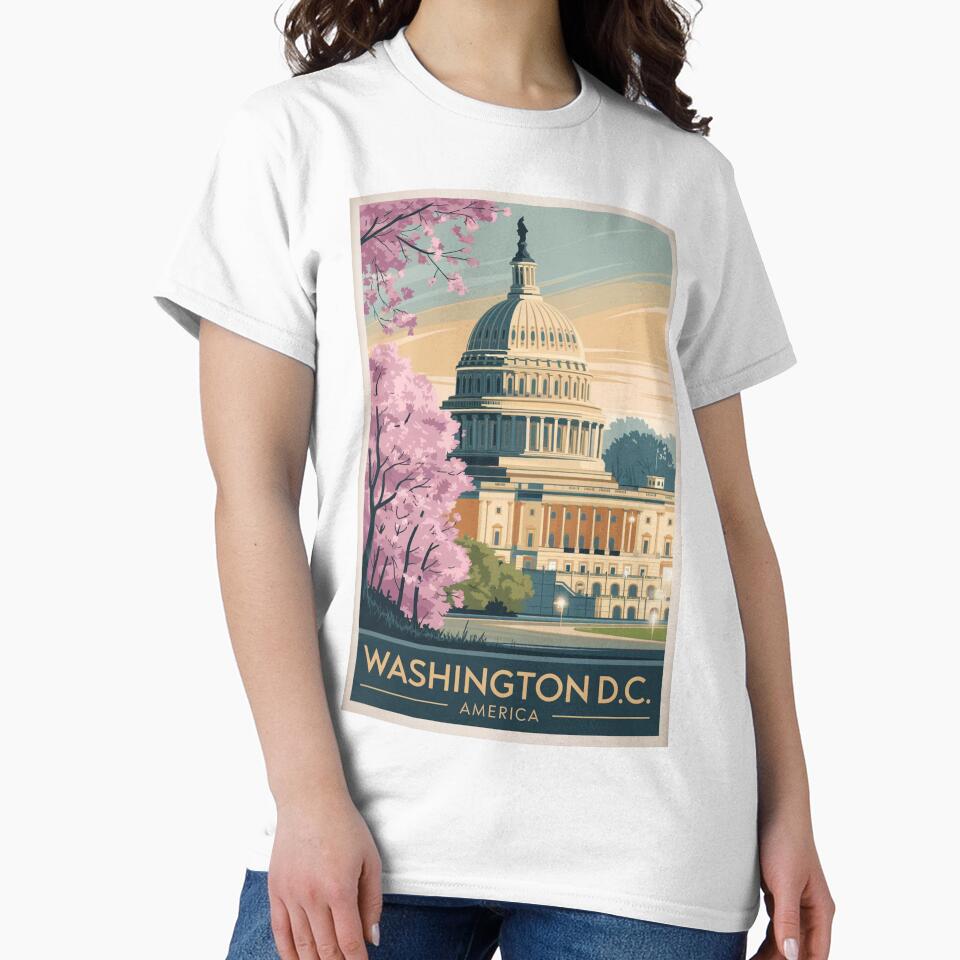 Washington Vintage Travel Poster by TravelerRat