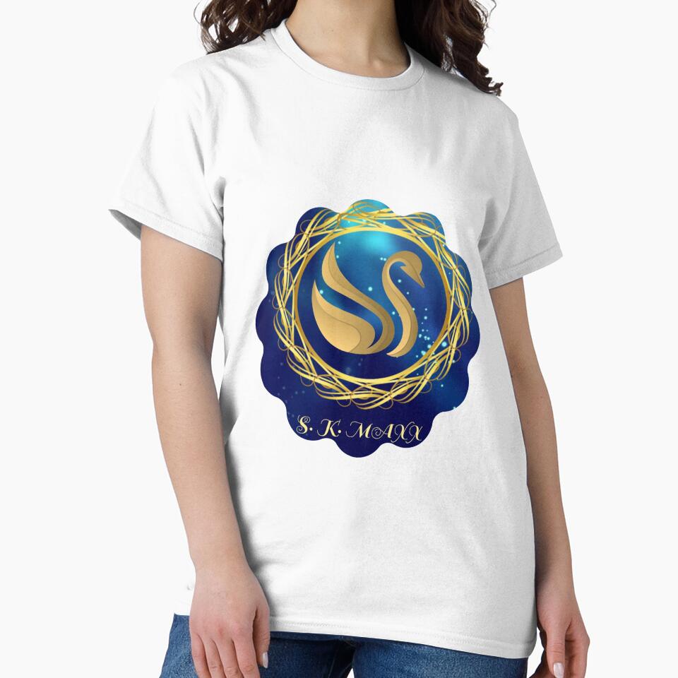 Golden  swan ornament flower by SKMAXX