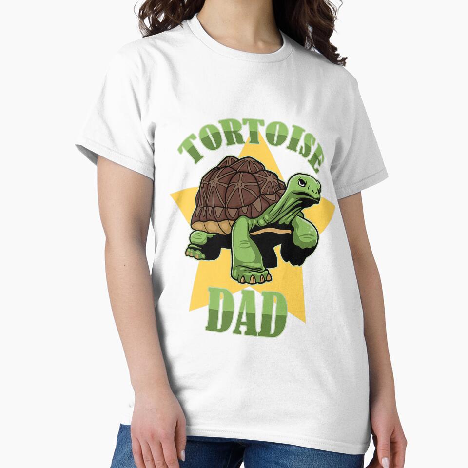 Mens Ortoise Dad Animal Urtle Sulcata Pet Owner Fathers Day by JoshSchultz