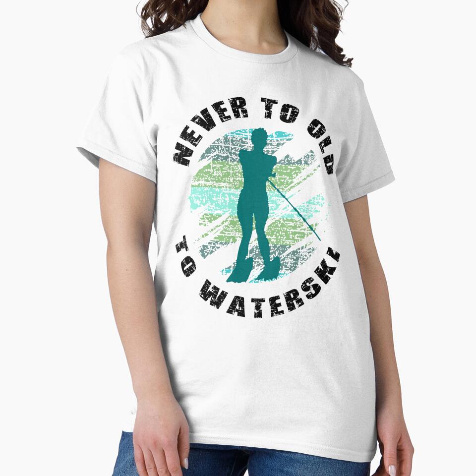 Never To Old To Waterski by SportyDogShop