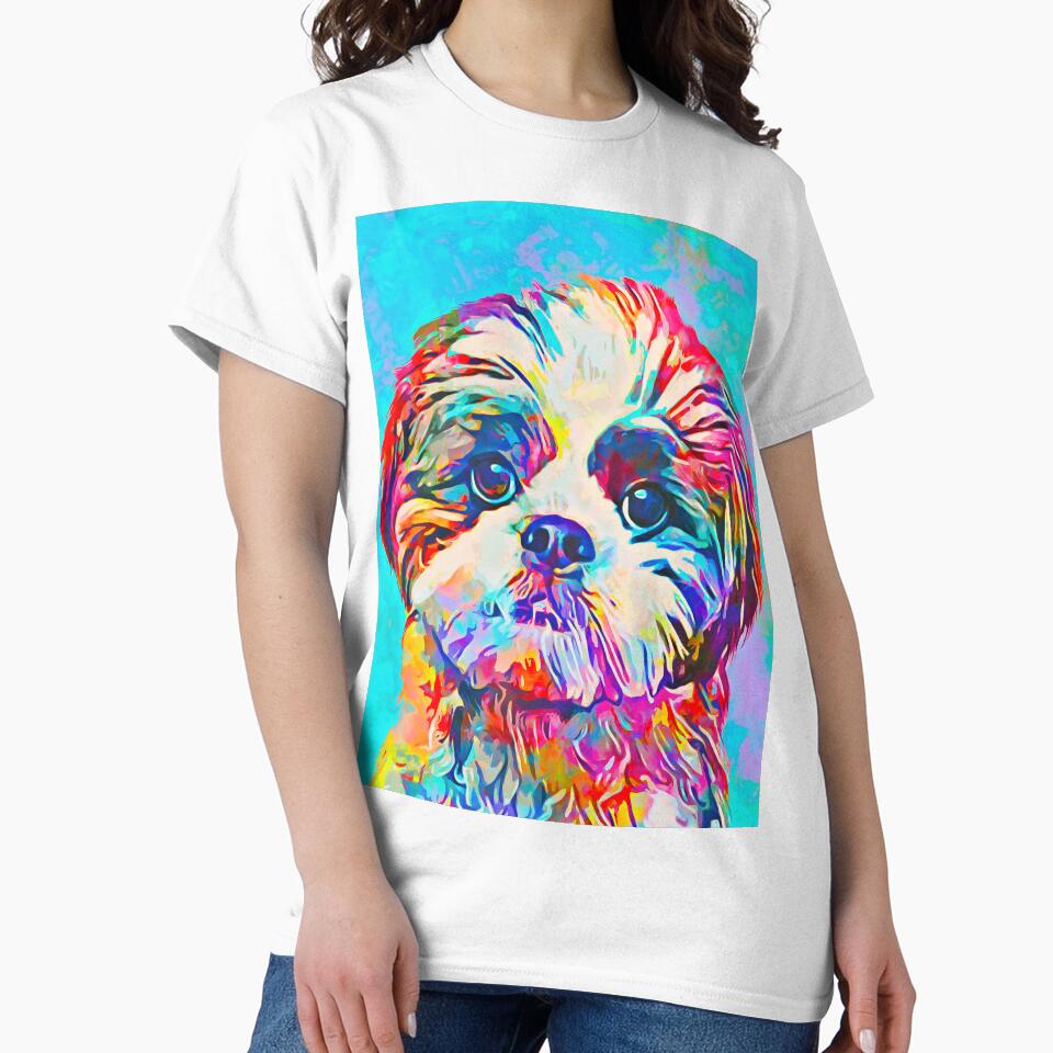 Custom dog portrait  2 by Nora Gad