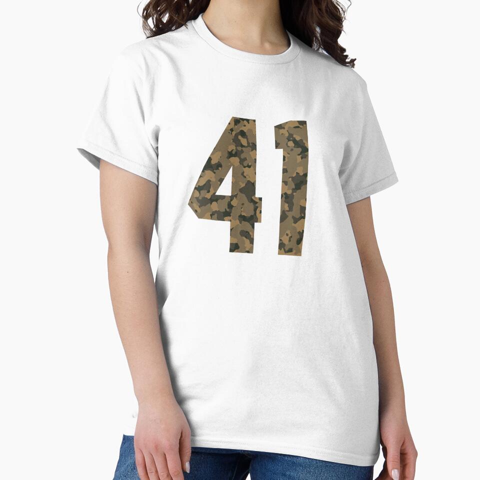 Army Camouflage Number 41 - Sports Numbers by NECHSTORE