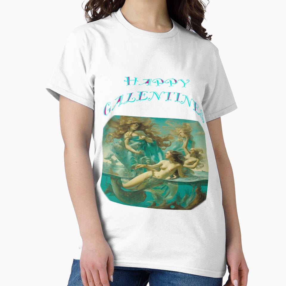 Mermaids Galentines card, perfect gift idea for Galentines day by sailorsam1805