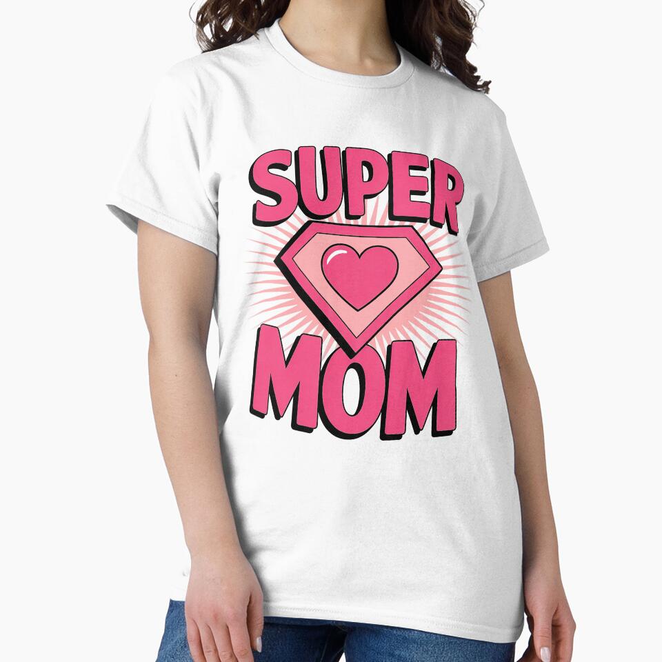 Super Mom Gift for Mothers Day from Daughter or Son by Say It With Ink