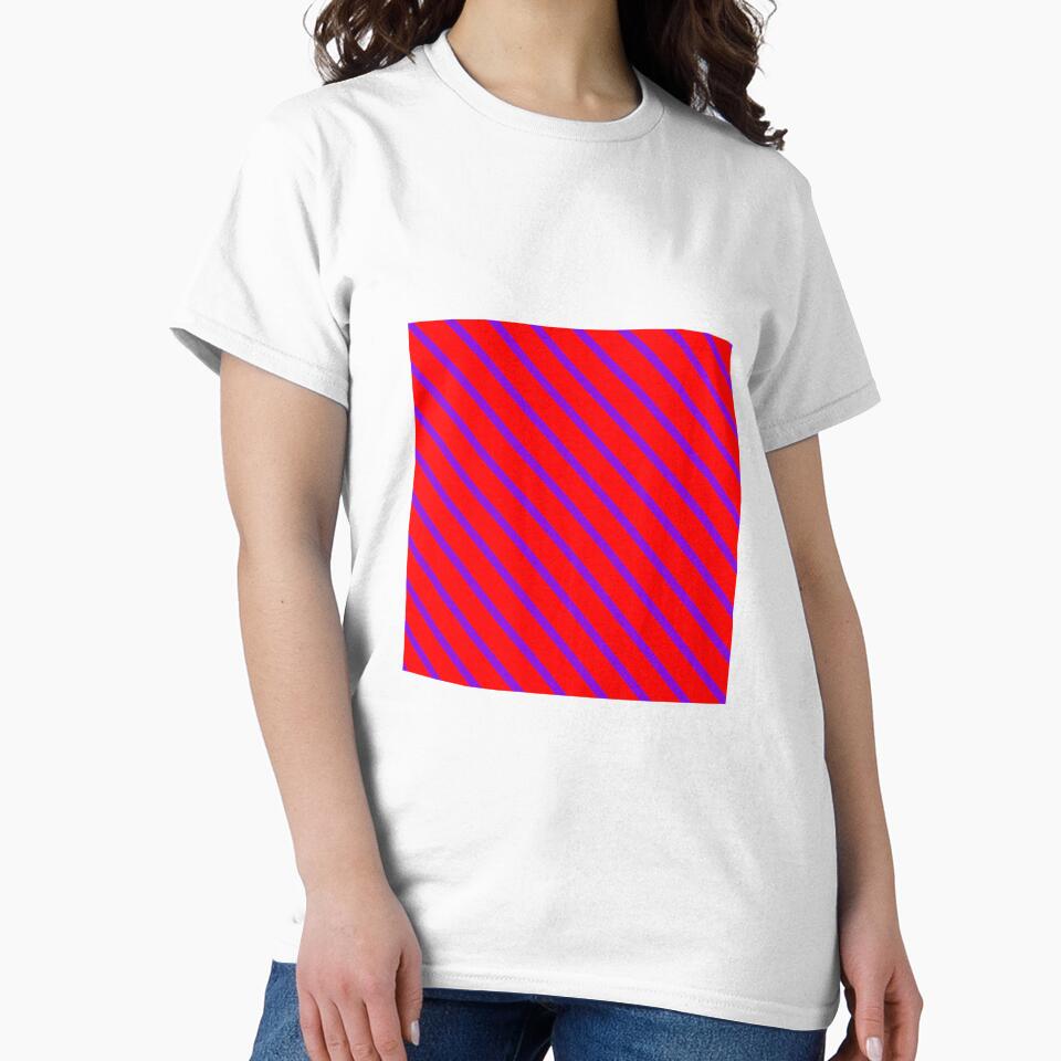Red and blue gradient line art by Giree07