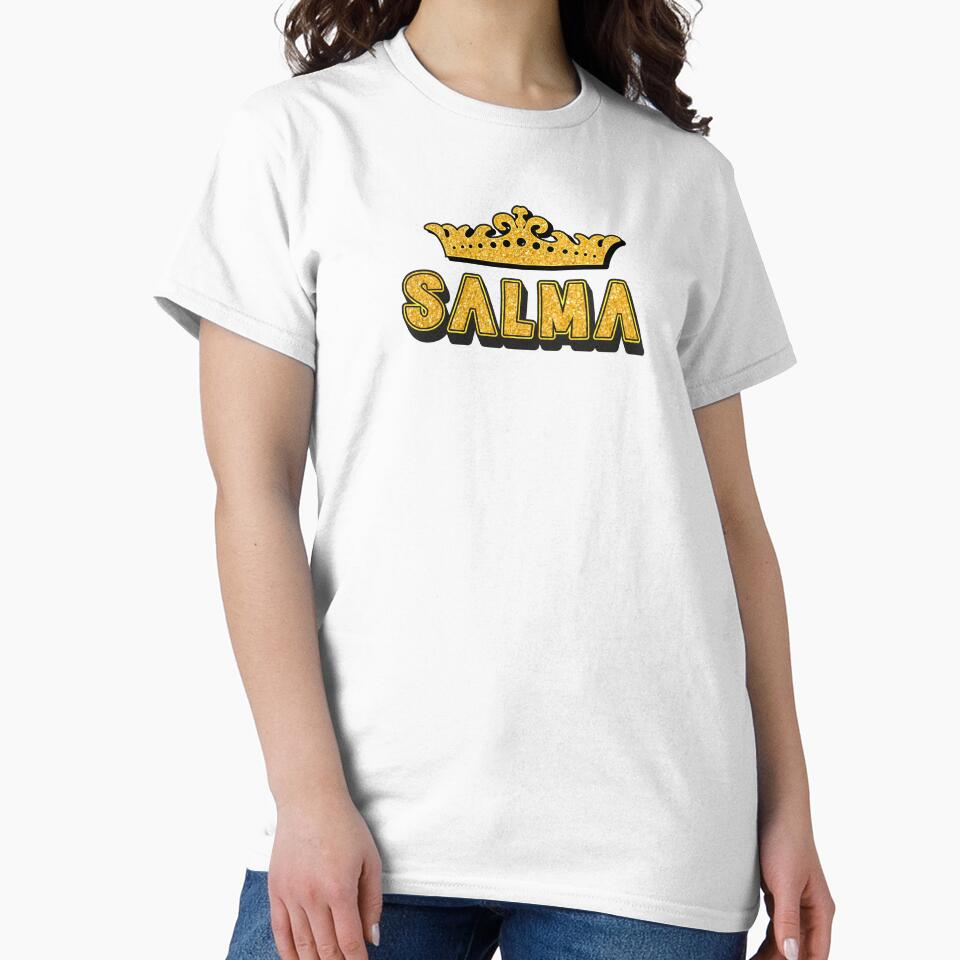 Salma Personalized Funny Custom Name Crown Design by Watsonarts