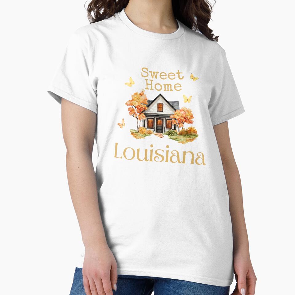 Sweet Home Louisiana - Vacation Hometown Vintage Souvenir by Mozaic Clothes