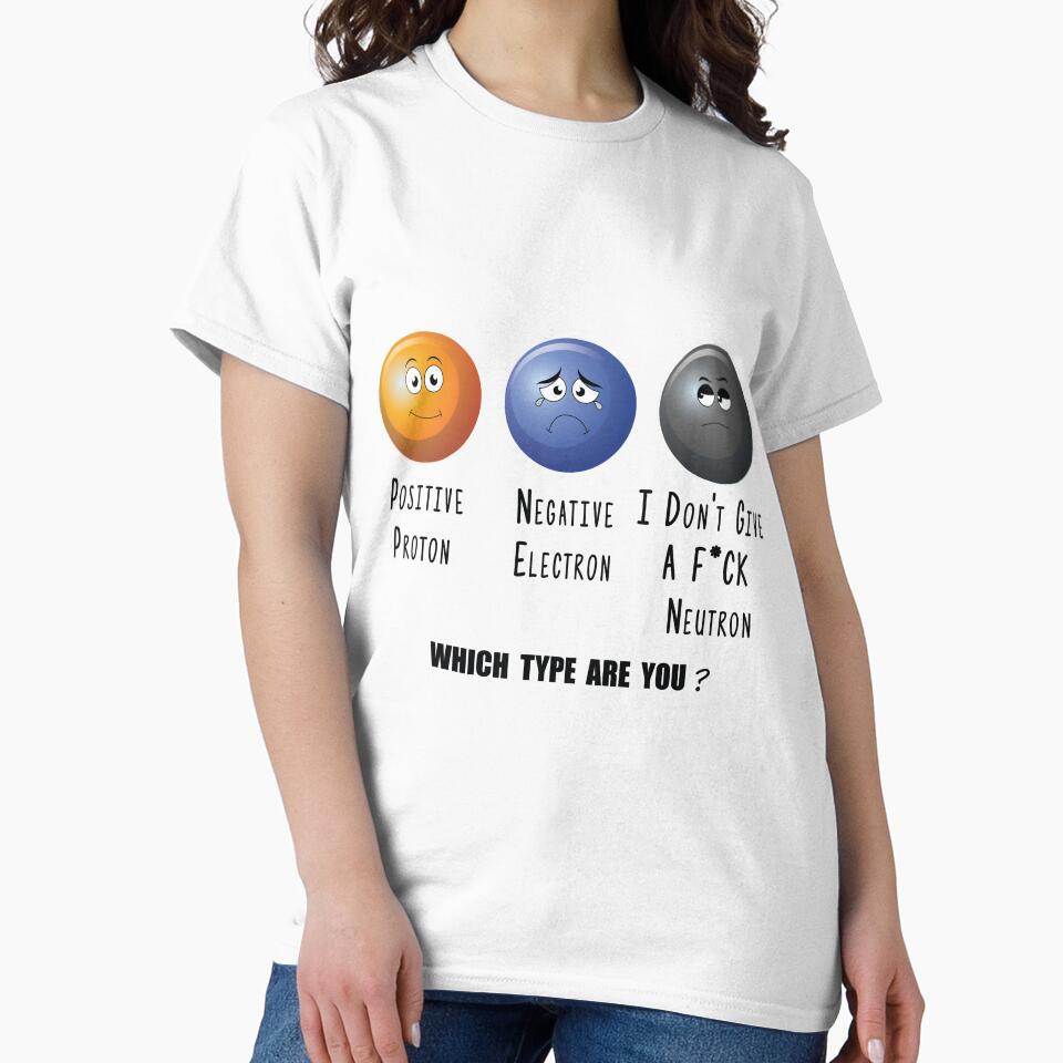 Proton, Electron, Neutron Science Themed Design by SCI-Boutique