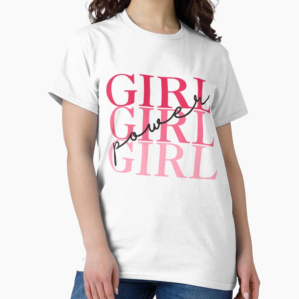 Girl Power, Inspirational Feminist Art, Empowering Women Quote, Trendy Design for T-Shirts, Hoodies, Mugs by tarmiziwartani