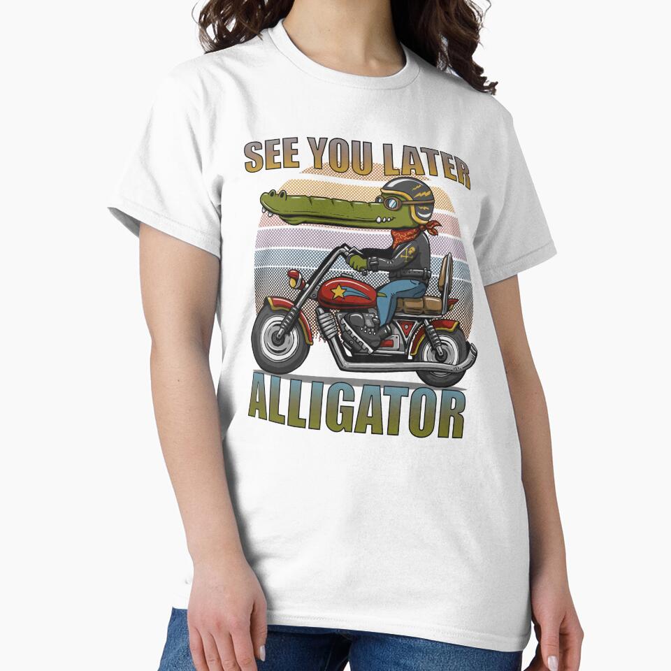 biker crocodile - see you later alligator by hayrpictures