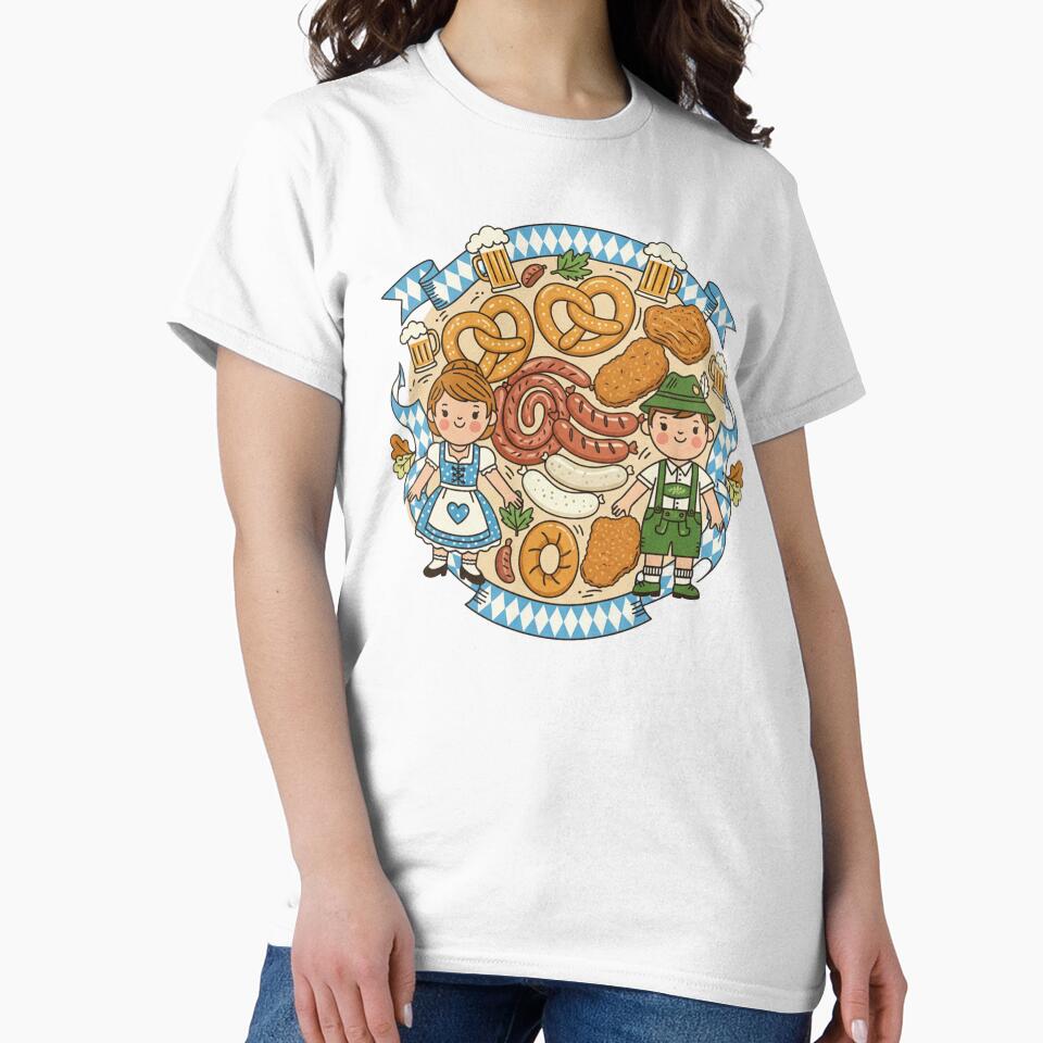 Oktoberfest Hansel and Gretel Beer – Funny German Festival Design, Bavarian Drinking Shirt, Beer Lover Gift by Infinirish